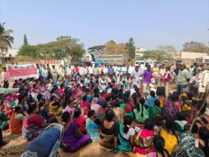 ಹಾವೇರಿ | ಮನರೇಗಾ_ಉಳಿಸಿ ಬೃಹತ್ ಸಂಯುಕ್ತ ಕರ್ನಾಟಕ ವೇದಿಕೆ ಪ್ರತಿಭಟನೆ