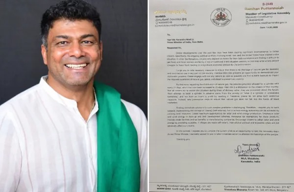 ಜಾಗತಿಕ ಬಿಕ್ಕಟ್ಟು ಮಧ್ಯೆ ಇಂಧನ ಕೊರತೆ: ಪ್ರಧಾನಿಗೆ ದರ್ಶನ್ ಪುಟ್ಟಣ್ಣಯ್ಯ ಮನವಿ