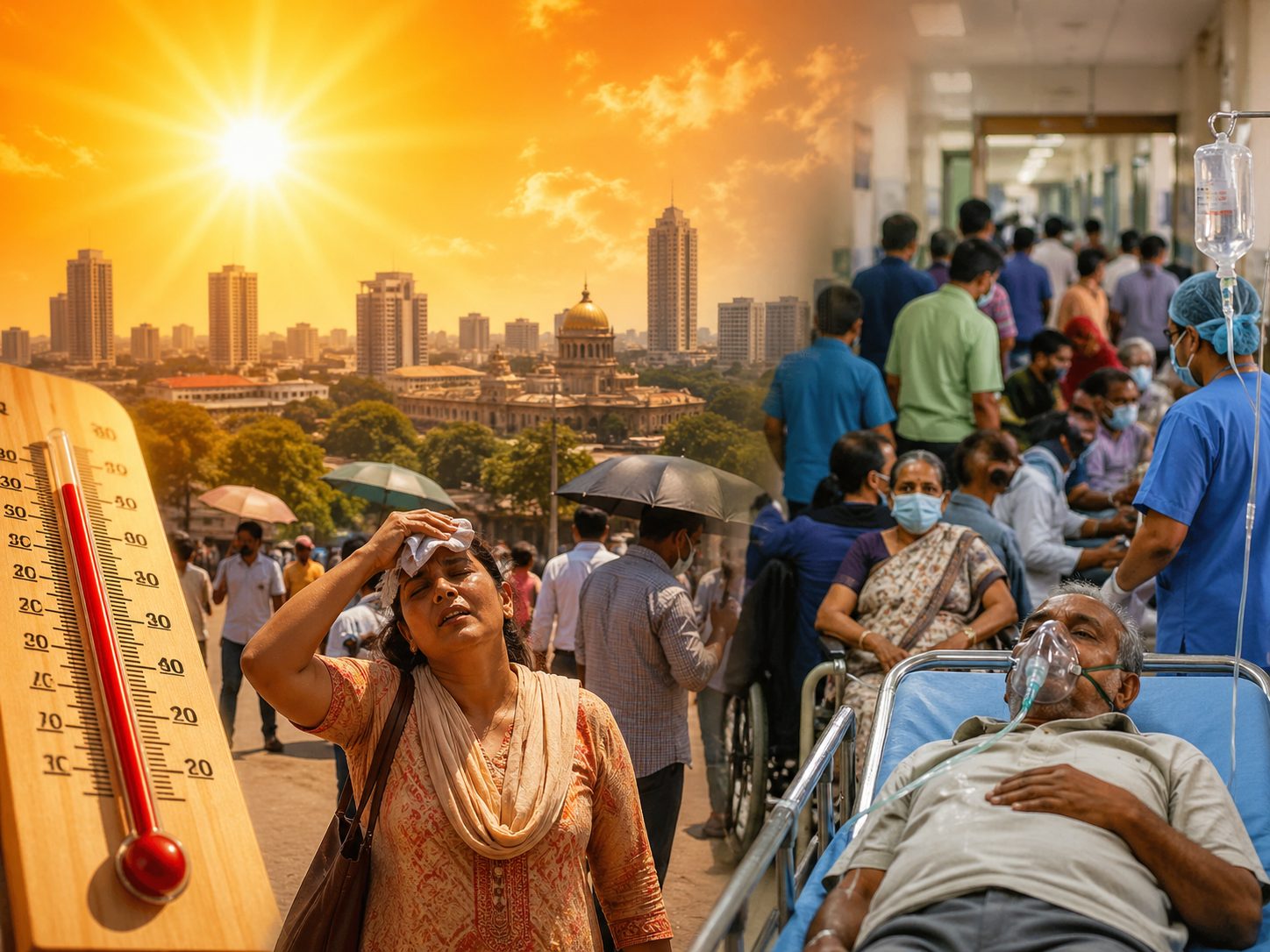 ಬೆಂಗಳೂರು | ಬಿಸಿಲಿನ ತಾಪ ಹೆಚ್ಚಳ: ಆಸ್ಪತ್ರೆಗಳಲ್ಲಿ ರೋಗಿಗಳ ಸಂಖ್ಯೆ ಏರಿಕೆ