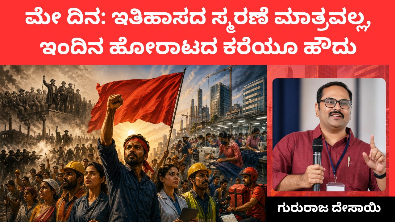 ಮೇ ದಿನ: ಇತಿಹಾಸದ ಸ್ಮರಣೆ ಮಾತ್ರವಲ್ಲ, ಇಂದಿನ ಹೋರಾಟದ ಕರೆಯೂ ಹೌದು