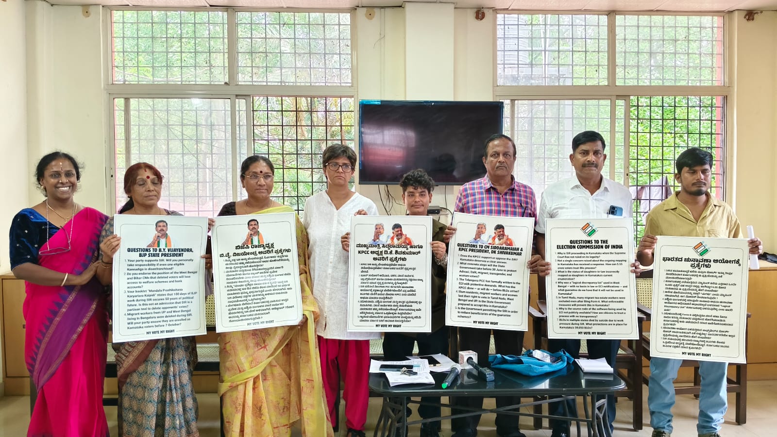 ಎಸ್‌ಐಆರ್ ವಿರುದ್ಧ ನಾಗರಿಕ ಸಂಘಟನೆಗಳ ಆಕ್ರೋಶ ; ರಾಜ್ಯಾದ್ಯಂತ ಪ್ರತಿಭಟನೆ ಎಚ್ಚರಿಕೆ