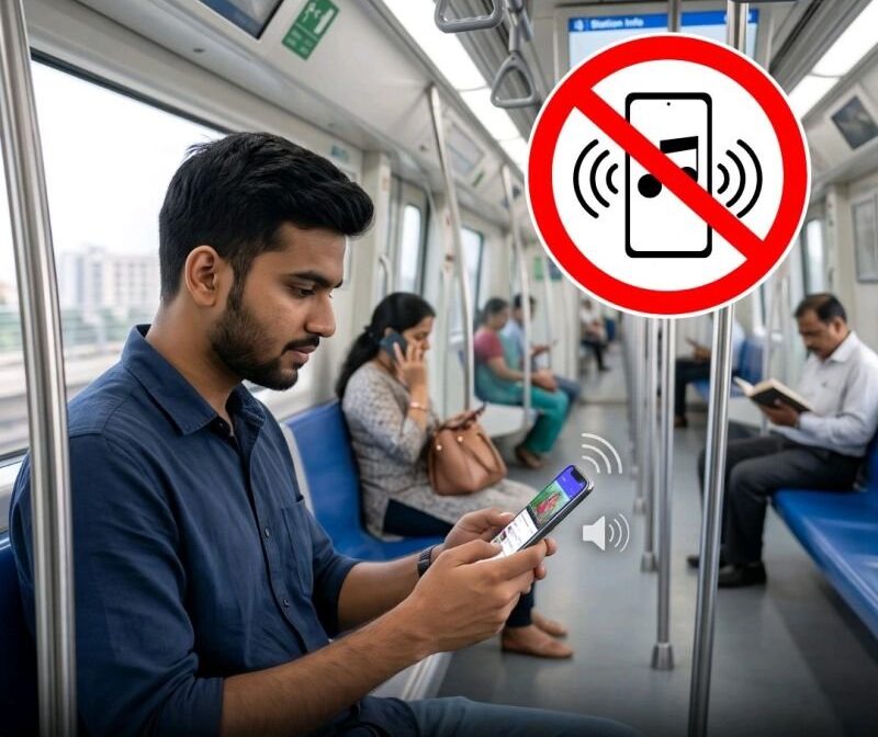 ನಮ್ಮ ಮೆಟ್ರೋದಲ್ಲಿ ಶಬ್ದ ಮಾಲಿನ್ಯಕ್ಕೆ ಕಠಿಣ ದಂಡ: ಈಗ ₹2,500ವರೆಗೆ ದಂಡ