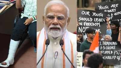 ಮೋದಿ ಕುರಿತು ಟೀಕೆ: ವಿದ್ಯಾರ್ಥಿ ಪ್ರತಿಭಟನೆಯಲ್ಲಿ ಭಾಗವಹಿಸಿದ್ದ ಯುವಕನ ಮೇಲೆ ಹಲ್ಲೆ