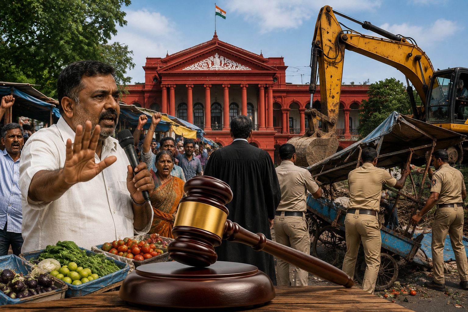 ಬೀದಿ ವ್ಯಾಪಾರಿಗಳ ತೆರವಿಗೆ ಕಾನೂನು ಪಾಲಿಸಬೇಕು: ಇಮ್ತಿಯಾಜ್‌ ವಿರುದ್ಧದ ಎಫ್‌ಐಆರ್‌ಗೆ ಹೈಕೋರ್ಟ್‌ ತಡೆ