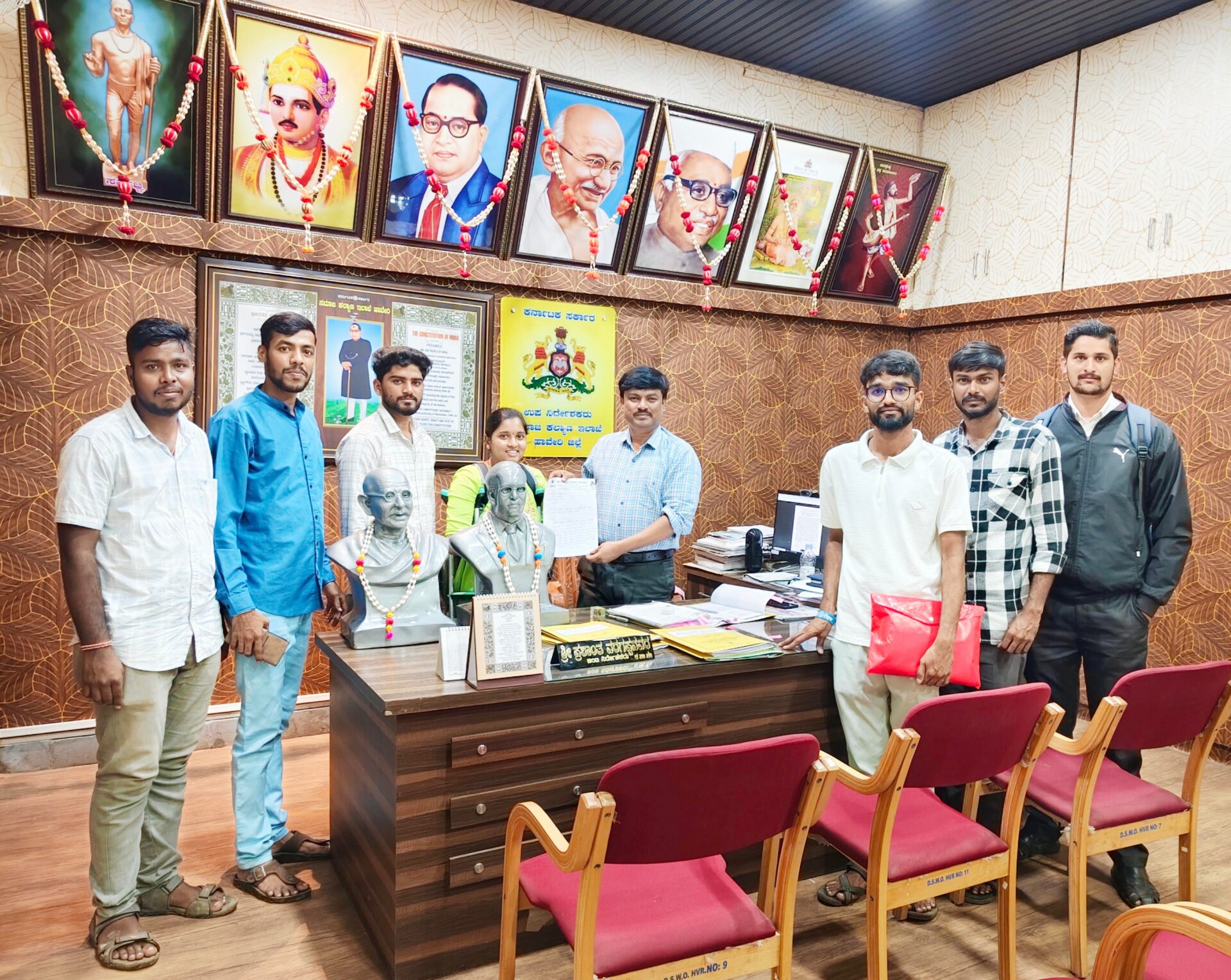 ಹಾವೇರಿ ವಿ.ವಿ ಕ್ಯಾಂಪಸ್ ನಲ್ಲಿ ಸರ್ಕಾರಿ ಹಾಸ್ಟೆಲ್‌ಗಳ ಮಂಜೂರು ಮಾಡಲು ಎಸ್ಎಫ್ಐ ಘಟಕ ಆಗ್ರಹ
