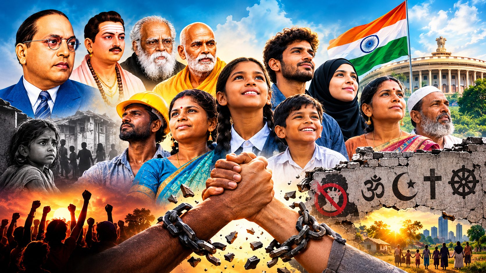 ವಿದೇಶದಲ್ಲಿ " ಮಾನವತೆ ಒಂದೇ ಎಂಬ ಮಾತು " .... ದೇಶದೊಳಗೆ ಜಾತಿ ತಾರತಮ್ಯದ ಬಗ್ಗೆ ಏಕೆ ಮೌನ?