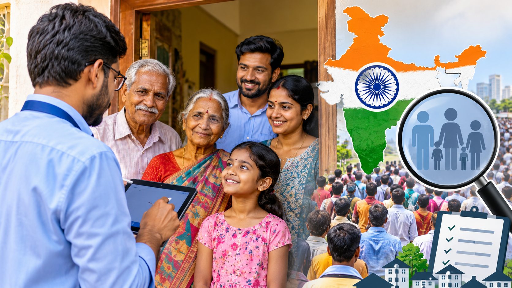 ಜನಗಣತಿ 2027 | ಜನವರಿ 25ರಿಂದ ಮನೆಮನೆಗೆ ಜನಸಂಖ್ಯೆ ಗಣತಿ ಆರಂಭ