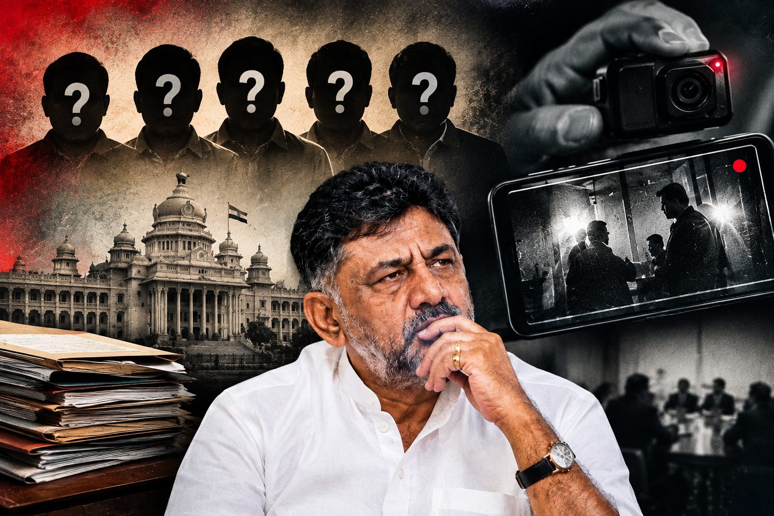 ಸಚಿವರ ಮೇಲೆ ಸ್ಟಿಂಗ್‌ ಆಪರೇಷನ್‌ ಆರೋಪ: ಐವರು ಸಚಿವರಿಗೆ ಸಿಎಂ ಡಿಕೆಶಿ ಎಚ್ಚರಿಕೆ
